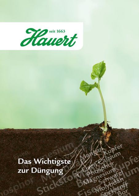 Titelseite auf Deutsch von «Das Wichtigste zur Düngung», Ausgabe 2023