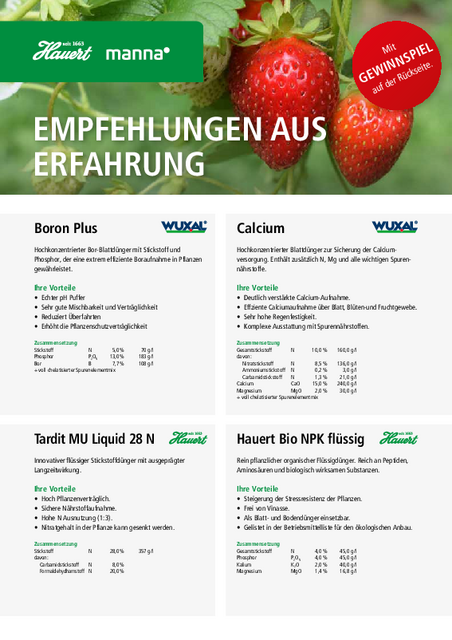 2023 Flyer Beerenbau - Hauert MANNA