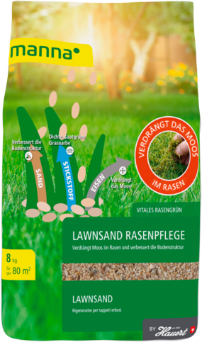 670308, 7610933100772, Manna Lawnsand Rasenpflege, 8 kg