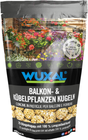 100% Langzeit-Düngekugeln für Balkon und Kübelpflanzen
